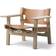 Fredericia Furniture The Spanish Soap Oak / Natural Saddle Leather Lænestol 67cm