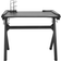 vidaXL Gaming Desk with LED and Y-Frame - Black, 600x900x750mm
