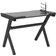 vidaXL Gaming Desk with LED and Y-Frame - Black, 600x900x750mm