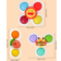 Shein 3pcs Set Suction Cup Rotatable Gyro Spinner Toy