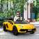 Homcom Lamborghini Aventador 12V Yellow