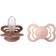 Bibs Supreme Silicone Size 2 6+m 2-pack - Woodchuck/Blush