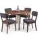 Julian Bowen Farringdon Circular Walnut Dining Table 120cm