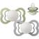 Bibs Supreme Silicone Size 2 6+m 2-pack - Sage/Cloud
