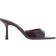 Mango Pointed Heel Sandals - Burgundy