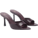 Mango Pointed Heel Sandals - Burgundy