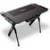 Drift DRDZ150 Gaming table with table top carbon fiber covered with a full size mouse pad, headset holder, RGB side extension, cable organizer - Black, 1160x600x750mm