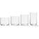 Aarke Nesting Drinking Glass 29cl 4pcs