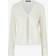 Gina Tricot Folded Sleeve Single Button Knitted Cardigan - Cream White