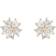 Snö of Sweden Nisi Flower Ear Örhängen Dam Guld - Gold/Clear