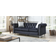 Glory Furniture Raisa Black Sofa 83" 3 Seater