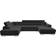 Mirjan24 Torezio Bis Black Soffa 346cm