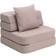 by KlipKlap 3-Fold Sofa Single Soft Rose