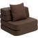by KlipKlap 3-Fold Sofa Single Brown/Sand