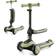Kinderkraft Balance Bike & Three Wheel Scooter Halley Green
