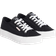 Calvin Klein Canvas Platform Trainers W - Black