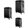 tectake Hard Shell 3 stk. - Black