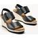 Sweeks Tyra Kilklackade Sandaletter Skinn - Black