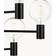 Markslöjd Capital black Pendant Lamp 62cm
