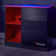 X-Rocker Carbon-Tek Grey Bedside Table 34x79cm