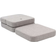 by KlipKlap 3-Fold Sofa Single Multi Grey/Grey