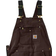 Carhartt 102776 Duck Bib Overall - Dark Brown