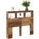 vidaXL Old Wood Solid Reclaimed 120 x 17 x 102 cm Headboard 120cm