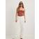 NA-KD Lockere Lange Hüftjeans Low Waist - Weiß