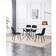 Kosy Koala 4 Seater Glass Rectangle Dining Set