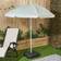 OHS Parasol Umbrella Garden Outdoor Canopy Pale Green