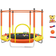 SEDCO Kindertrampolin KIDS NT 152 cm mit Schutznetz und Ausstattung orange