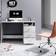 Stella Trading Adria Concrete / White Writing Desk 50x120cm