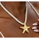 Shein 1 Pc Ocean Sea Beach Summer Vocation Starfish Cord Necklace For Women