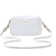 Shein Cute Casual Crossbody Bag, 2025 Fashion Wave Pattern Embroidered Ladies Shoulder Diagonal Handbag, Detachable Adjustable Strap, Sweet Check Zipper Bag