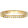Elli Engagement Band Ring - Gold/Diamonds