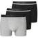 Schiesser Shorts 3-pack - Black/Grey