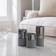 Dunelm Set of 3 Glass Grey LED Candle 15cm 3pcs