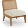 Dunelm Bilbao Sherpa Occasional Ivory Armchair 74cm