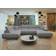 Mirjan24 Torezio Bis Grey Sofa 346cm