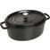 Staub Oval Black mit Klappe 5.5 L