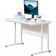 Homcom Management Holes White Writing Desk 60x120cm