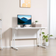 Homcom Management Holes White Writing Desk 60x120cm