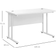 Homcom Management Holes White Writing Desk 60x120cm