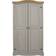 Core Products Corona 2 Door Grey Wardrobe 100x189cm