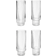 ferm LIVING Ripple Long Clear Drinkglas 30cl 4st