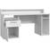 Forte Tezaur Gaming Desk With Blue LED, 1600x720x911mm