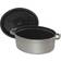 Staub Oval Graphite Gray med lock 5.5 L