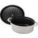 Staub Oval White Truffle with lid 5.5 L