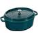 Staub Oval Turquoise med lock 5.5 L