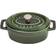 Staub Oval Basil Green med lock 5.5 L